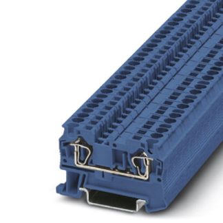 Morsettiera passante Phoenix Contact, Blu, livello Singolo, 32A