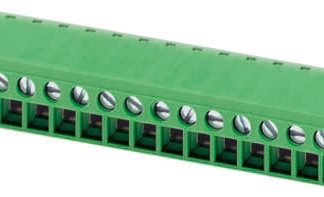 Morsettiera collegabile Phoenix Contact Femmina a 3 vie, 1 fila, passo 5.08mm, Montaggio con foro passante