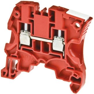 Morsettiera passante Entrelec, Rosso, livello Singolo, 32A