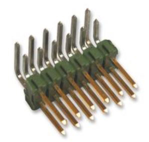 Connettore maschio TE Connectivity, 20 vie, 2 file, passo 2.54mm