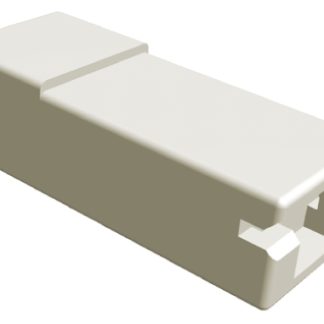 Corpo connettore per terminali a crimpare TE Connectivity, Nylon, Chiaro