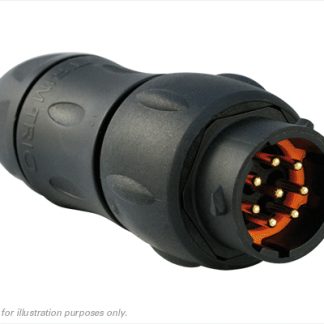 Connettore circolare Souriau Sunbank by Eaton, maschio, serie UTS, Standard, 8 poli, montaggio In linea