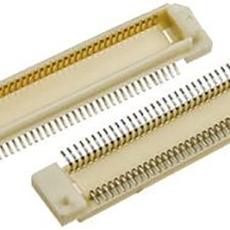 File di contatti PCB Hirose, 120 vie, 2 file, passo 0.6mm