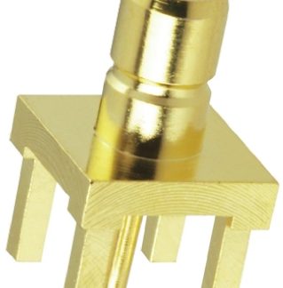 Connettore coassiale Ad angolo diritto Amphenol RF, Femmina, 50Ω, Montaggio con foro passante