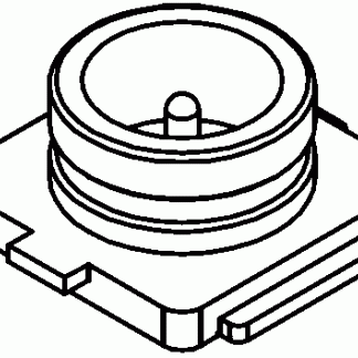 Connettore coassiale Ad angolo diritto Molex, Femmina, Montaggio superficiale