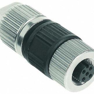 Connettore circolare HARTING, femmina, serie Harax M12, M12, 5 poli, Montaggio su cavo