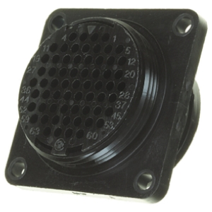 Connettore circolare TE Connectivity, femmina, 63 poli, Montaggio a pannello