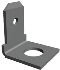 Capocorda a linguetta a crimpare TE Connectivity, 4.75 x 0.51mm, ad angolo 90°