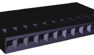 Corpo connettore automotive TE Connectivity Femmina, 14 vie, 1 fila, passo 2.54mm