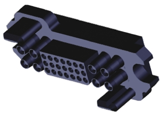 Corpo connettore TE Connectivity, serie Elcon, Montaggio su cavo