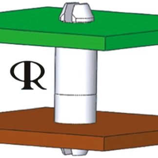 Supporto per PCB in Nylon Essentra, H. 15.9mm, Ø foro PCB 3.18mm