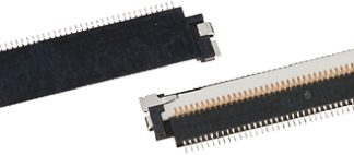 Connettore FPC JAE, 50 via/e , 1 fila/e , passo 0.5mm, Femmina, Contatto inferiore ZIF, Montaggio superficiale