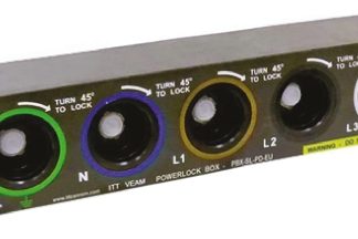 Connettore di potenza per impieghi pesanti ITT Cannon Veam Powerlock, 1P, 660A, Montaggio a pannello