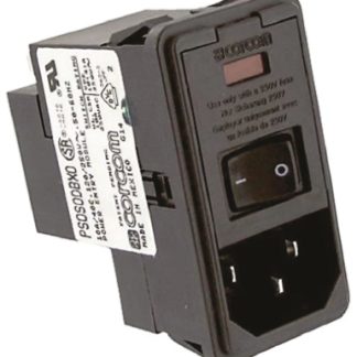 Filtro IEC TE Connectivity C14 250 V c.a., 10A, A scatto