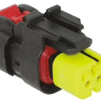 Connettore automotive TE Connectivity, Maschio, 13A, 2 vie, file, Montaggio su cavo