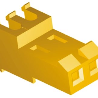 Connettore IDC TE Connectivity Femmina, 2 vie, passo 3.96mm, Montaggio su cavo