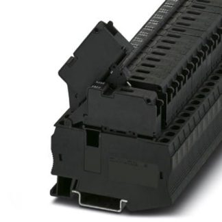 Morsetto per guida DIN senza fusibile Phoenix Contact, Nero, livello Singolo, 10A
