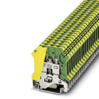 Morsettiera modulare Phoenix Contact, Verde, Giallo, livello Singolo