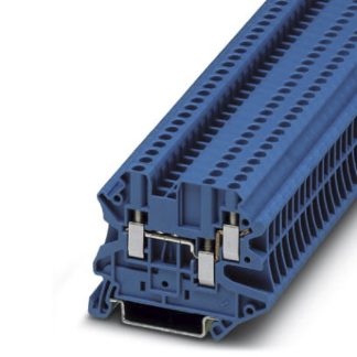 Morsettiera passante Phoenix Contact, Blu, livello Singolo, 24A