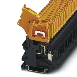 Morsettiera passante Phoenix Contact, Nero, arancione, livello Singolo, 20A