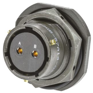 Connettore circolare MIL Femmina Amphenol Limited, Ad angolo diritto, 2 poli, Femmina, Montaggio a pannello