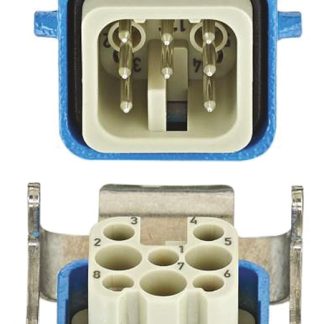 Connettore alimentazione HARTING, Da femmina a maschio, 8 Pin, 10A, 90 V