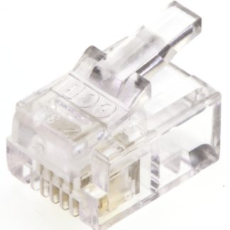 Connettore RJ14 Maschio MH Connectors, 6P/4C vie, Montaggio su cavo