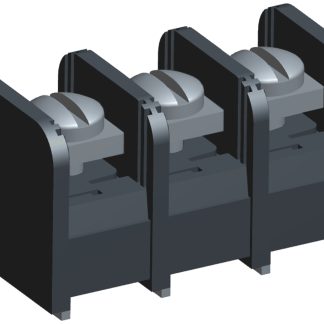 Barretta a doppia barriera, 3 Contact, 9.53mm Pitch, 1 Row, 20A