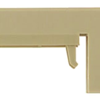 Morsettiera per guida DIN Weidmuller, Beige
