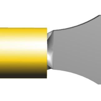 Terminale ad occhiello TE Connectivity Isolato, Ø perno M6 (1/4), dimens. max filo 6.6mm², 10AWG, Giallo