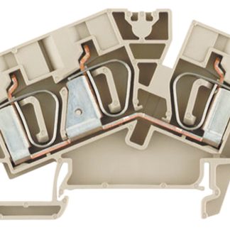 Morsettiera passante Weidmuller, Beige, livello Singolo, 41A