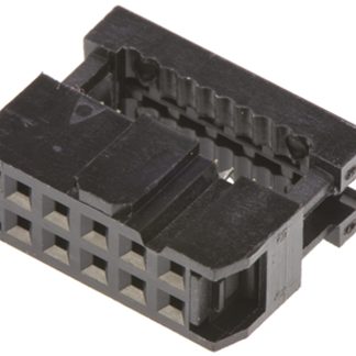 Connettore IDC Amphenol Communications Solutions Femmina, 10 vie, 2 file, passo 2.54mm, Montaggio su cavo
