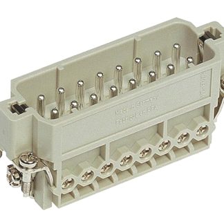 Inserto Harting Maschio serie Han-A, 16 vie 2 file, 16A, 250 V
