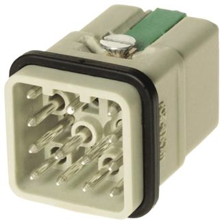Inserto connettore HARTING, Maschio, serie HAN Q, 10A, 12 vie