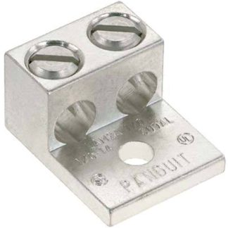 Terminale ad occhiello Panduit, Ø perno 1/4poll, 1/0AWG, Argento