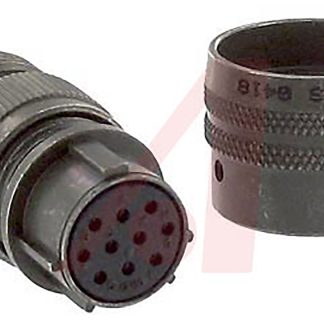 Connettore circolare MIL Maschio Amphenol Socapex, Ad angolo diritto, 10 poli, Femmina, Montaggio su cavo
