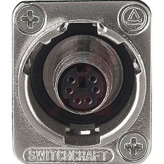 Connettore DIN Switchcraft, serie EH, 6 poli, Femmina