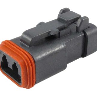 Assemblaggio di connettori Deutsch, serie DT, Maschio DT06, 2 contatti , per Connettori automobilistici
