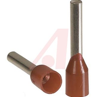 Boccola a crimpare Altech, Isolato, Rosso, lunghezza pin 10mm, filo max 1.5mm², 16AWG