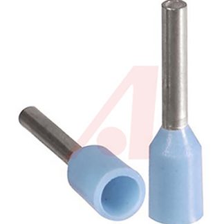 Boccola a crimpare Altech, Isolato, Blu, lunghezza pin 6mm, filo max 0.34mm², 22AWG
