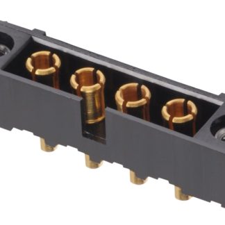 File di contatti PCB HARWIN, 4 vie, 1 fila, passo 4.0mm