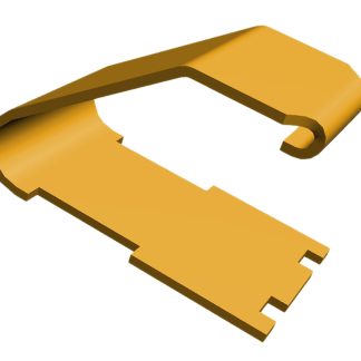 Contatto di massa TE Connectivity, in Lega di rame, 2.7 x 1.5 x 1.7mm, A clip