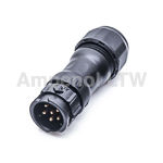 Connettore circolare Amphenol Industrial, maschio, serie X-Lok, Standard, 6 poli, Montaggio su cavo