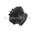 Connettore circolare Amphenol Industrial, femmina, serie X-Lok, Standard, 8 poli, Montaggio anteriore