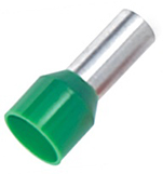Boccola a crimpare RS PRO, Isolato, Verde, lunghezza pin 10mm, filo max 6mm², 10AWG