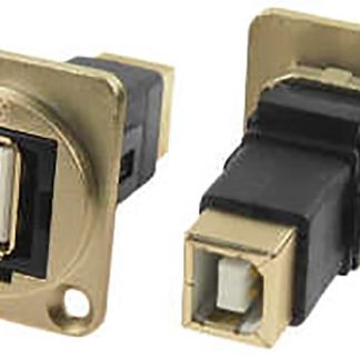 Connettore USB a foro passante tipo A, B 2.0 RS PRO Femmina, Montaggio a pannello