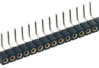 Zoccolo SIL Preci-Dip 831-87-004-20-001101 a Saldare, 4 vie, passo 2mm, Montaggio con foro passante