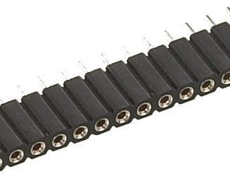 Zoccolo SIL Preci-Dip 801-87-002-10-001101 a Saldare, 2 vie, passo 2.54mm, Montaggio con foro passante