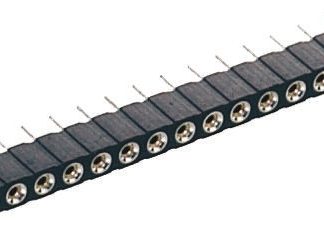 Zoccolo SIL Preci-Dip 310-87-102-01-640101 a Saldare, 2 vie, passo 2.54mm, Montaggio con foro passante