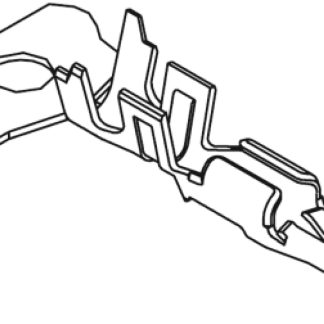 Terminale a crimpare Molex Maschio, 20AWG → 22AWG